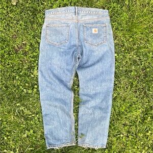 SOLD - Carhartt Toledo Jeans 36x30 Measured (Tag 31) Distressed Faded